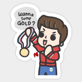 Gold Medal Sticker